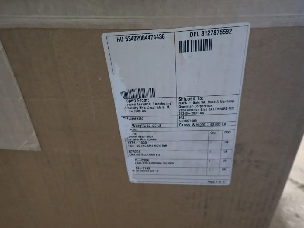 Honeywell Cm4 Gas Monitor - Cm4