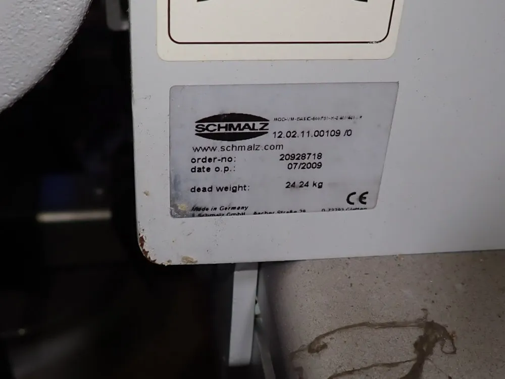 Schmalz 96" Vacuum Lift - Vacumaster Basic