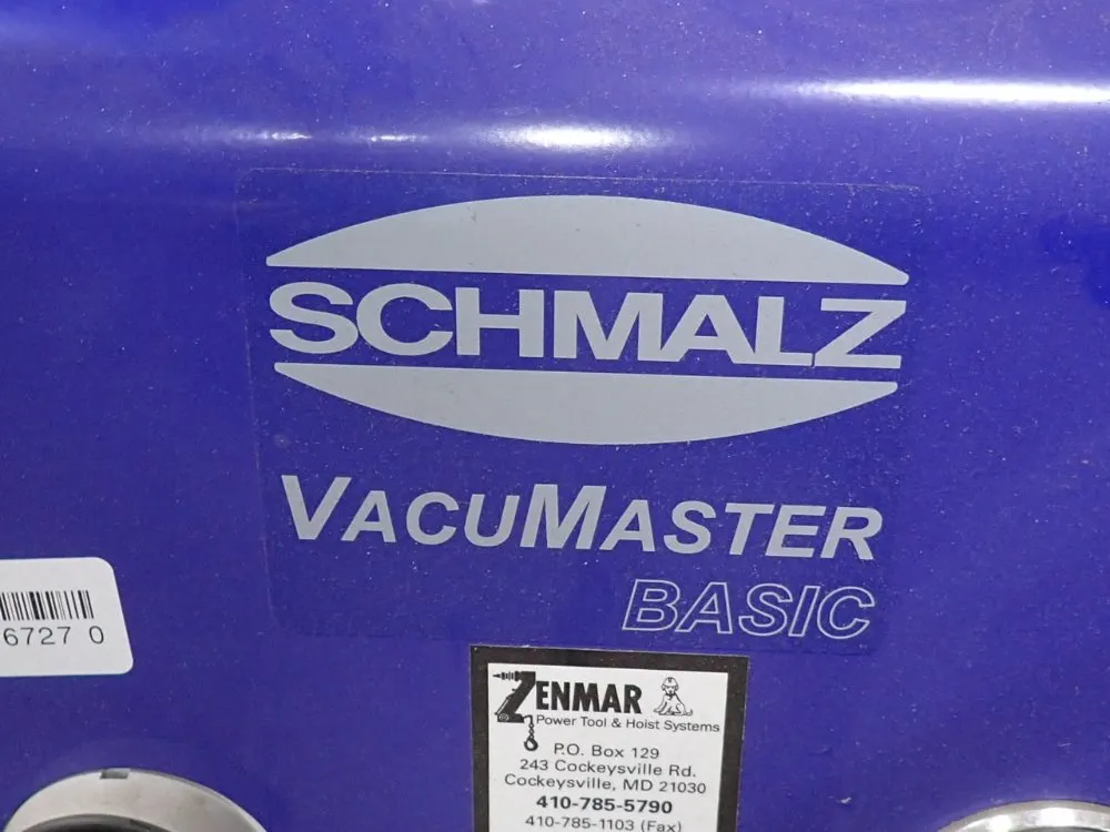 Schmalz 96" Vacuum Lift - Vacumaster Basic