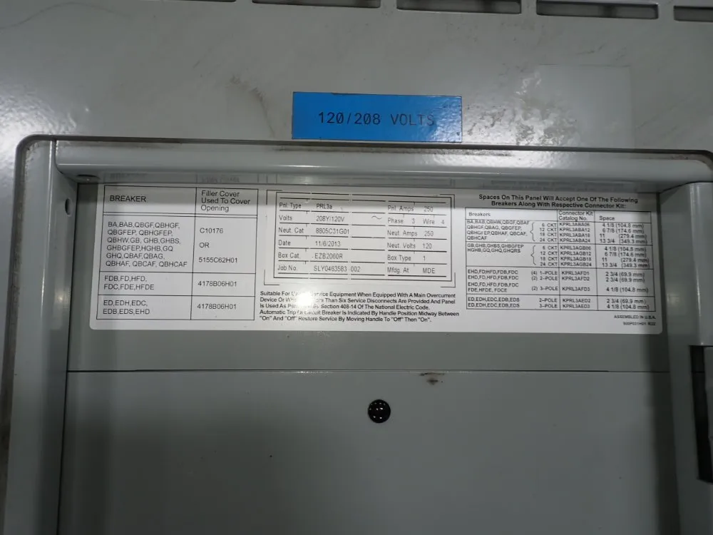 Eaton Panelboard - Jezb2060r