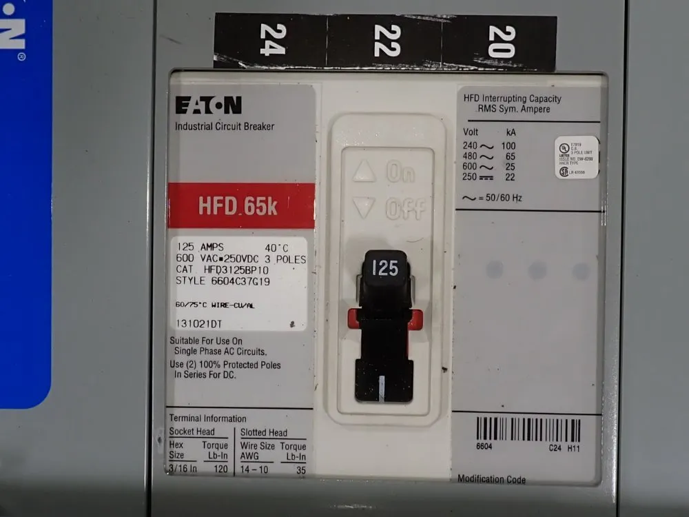 Eaton Panelboard - Jezb2060r