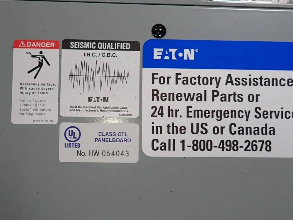 Eaton Panelboard - Jezb2060r
