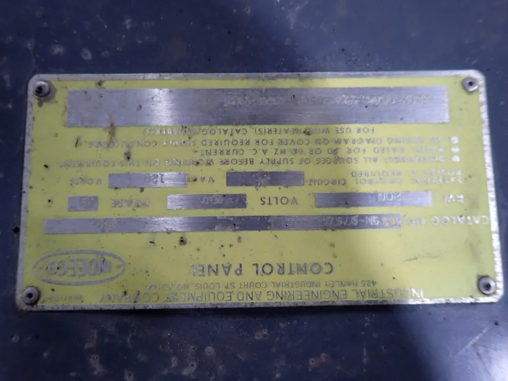 Inderco Control Panel - 839n-07670