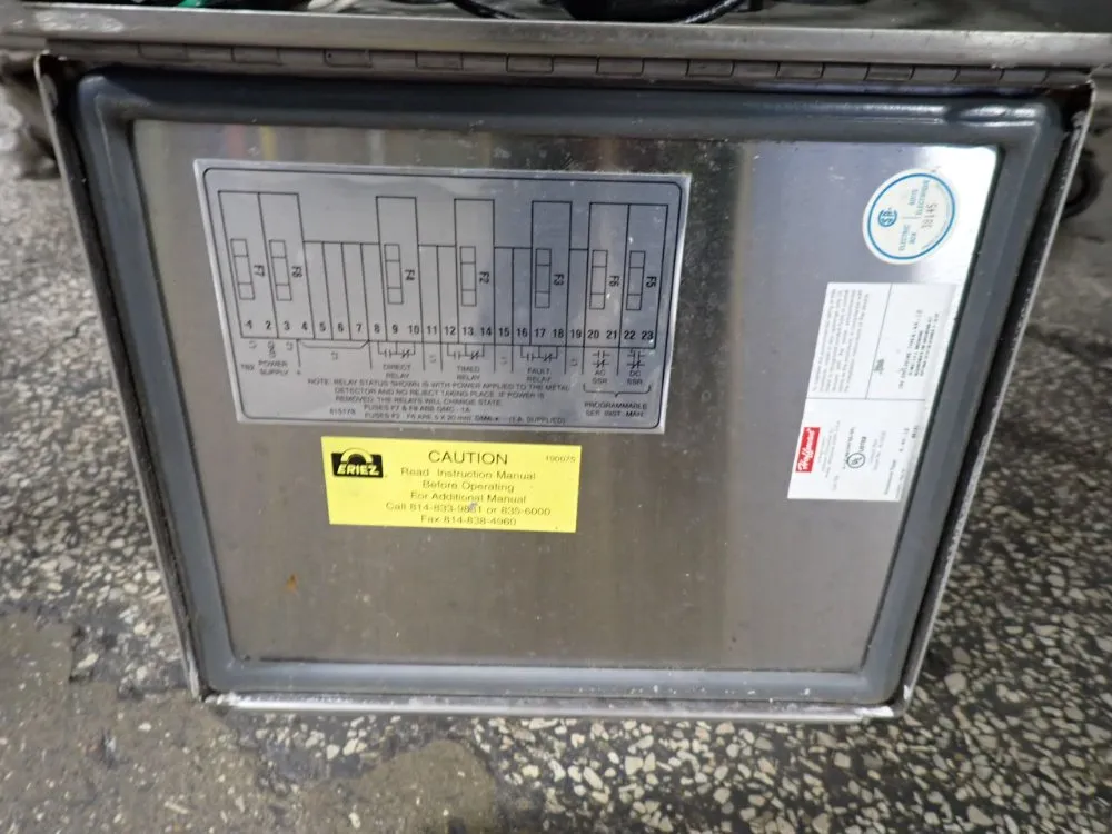 Eriez Magnetics 72" X 20" Metal Detector - Ez-58x14#1