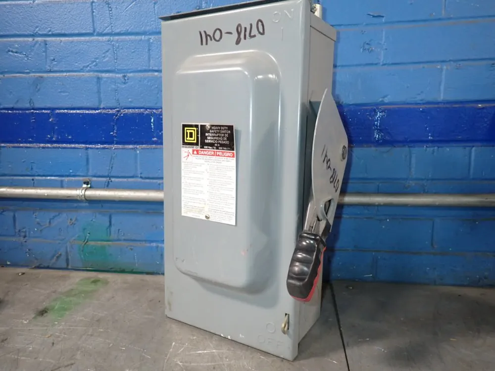 Square D 60 Amp / 600 Vac Fusible Disconnect - H362rb