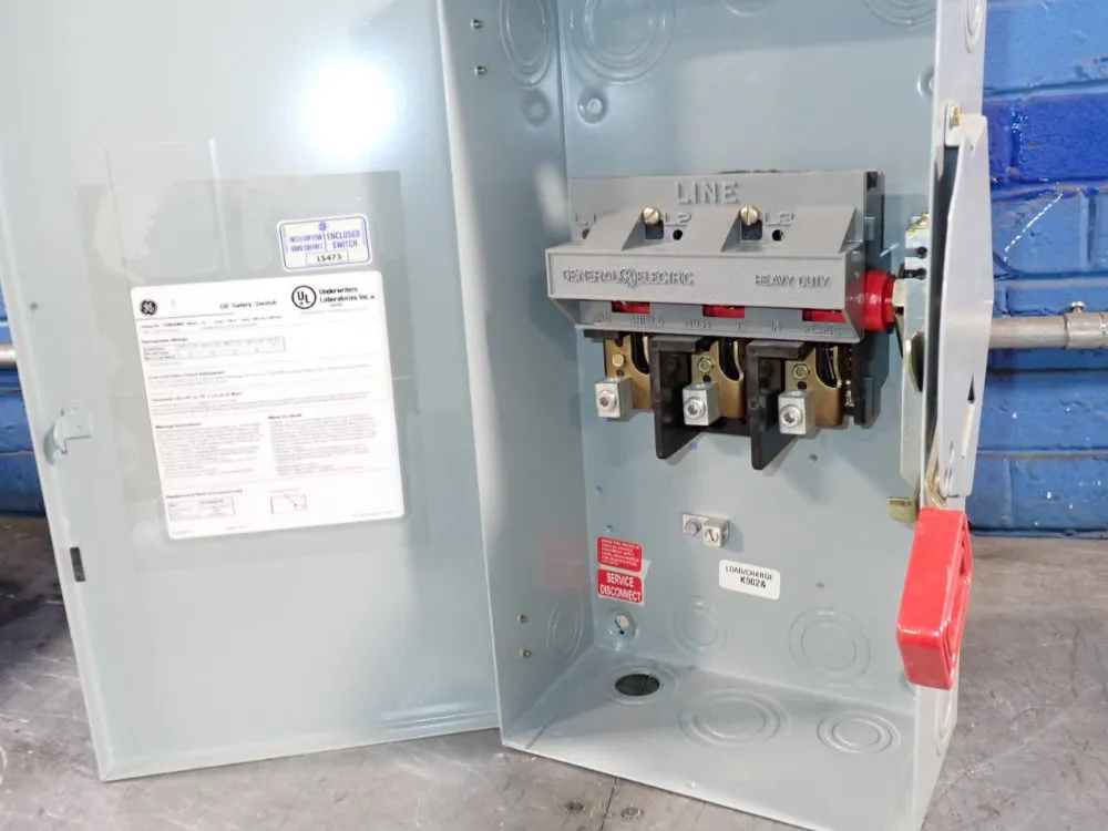 General Electric 100 Amp / 600 Vac Non Fusible Disconnect - Thn3363