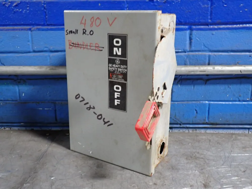 General Electric 30 Amp / 600 Vac Fusible Disconnect - Th3361
