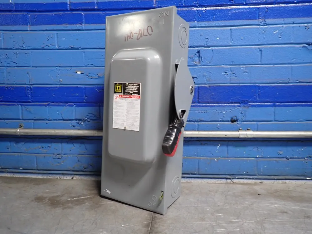 Square D 100 Amp / 600 Vac Fusible Disconnect - H363