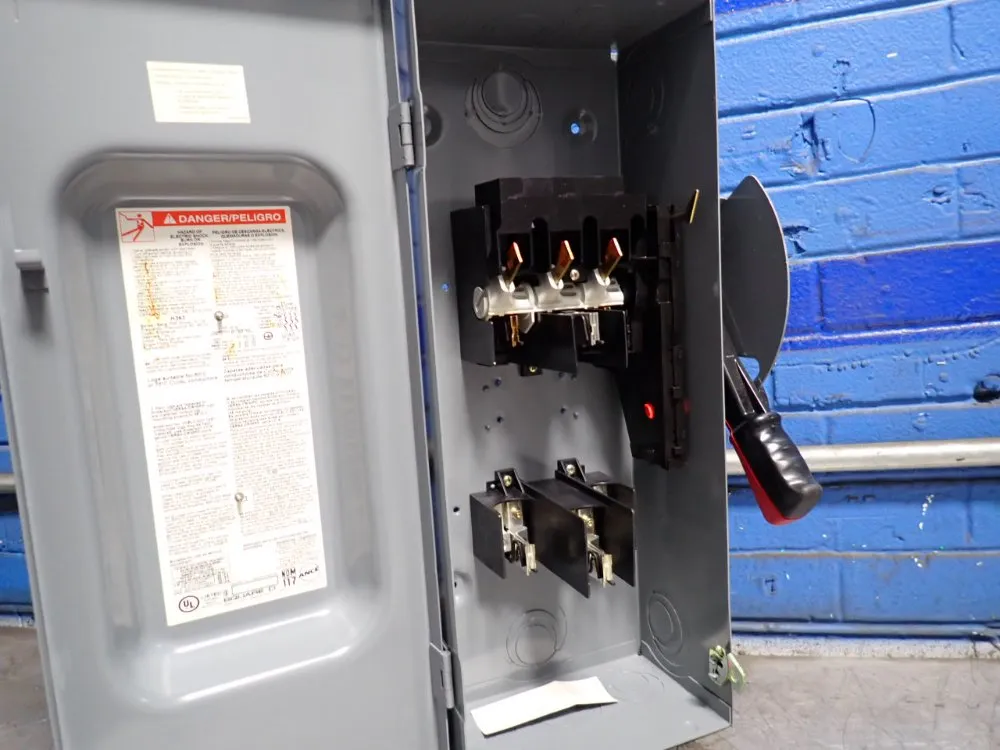 Square D 100 Amp / 600 Vac Fusible Disconnect - H363