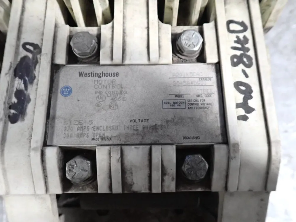 Westinghouse Motor Control - J