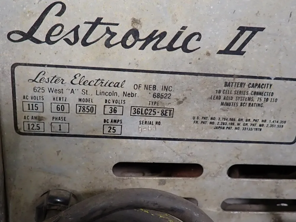 Lester Electrical Battery Charger - 7850