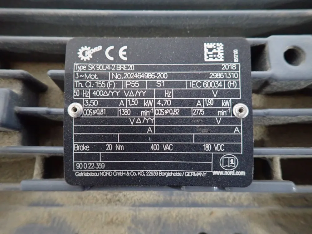 Nord Drive Systems 1.50 Gear Drive - 773.1-90l/4-2 Bre 20