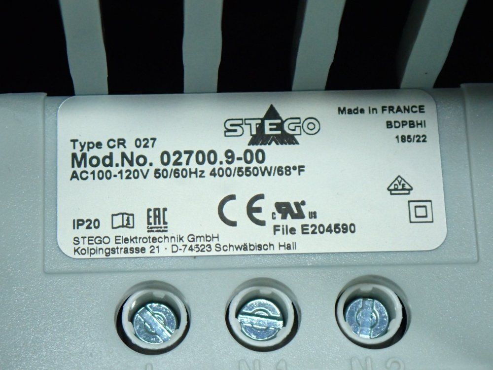 Genesis Automation Fan Heater Unit - 02700.9-00