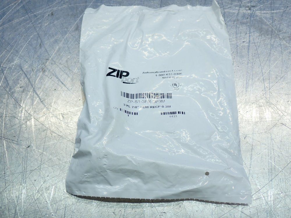 Zipport Bulkhead Connector, 32pcs - Zp-s1-3fr-0p3m