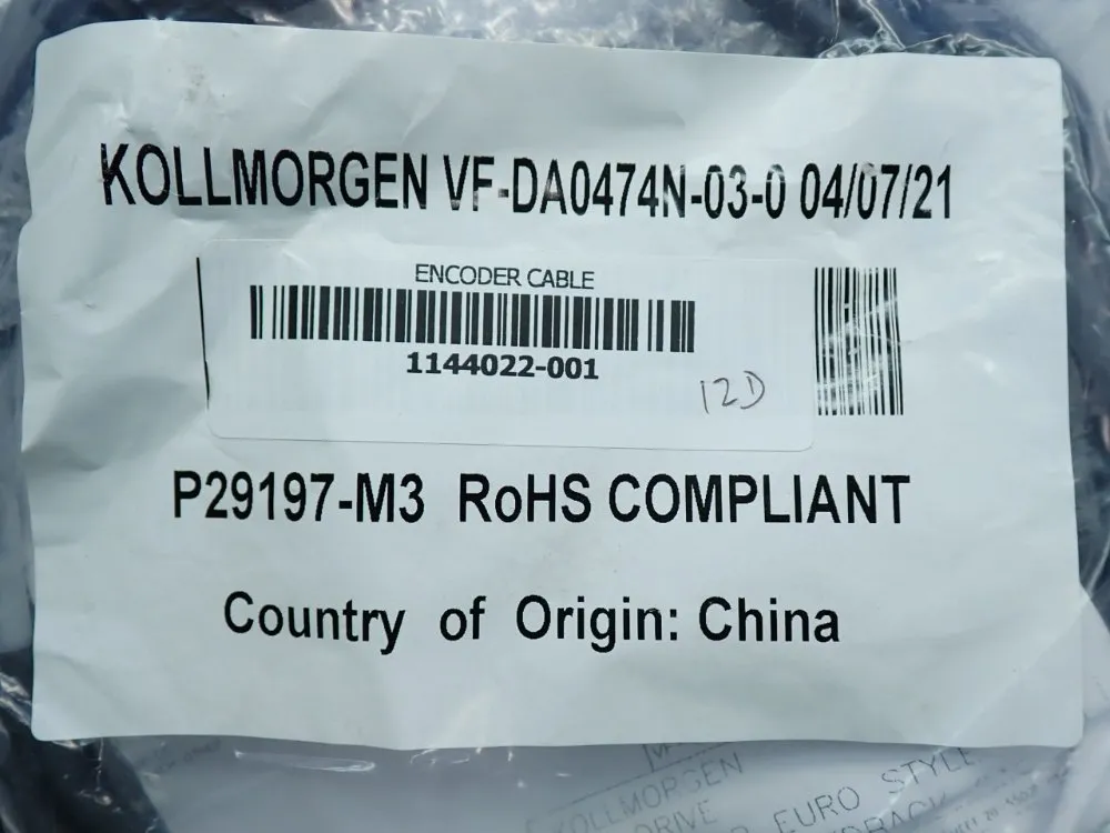 Kollmorgen Encoder Cable, 5pcs - Vf-da0474n-03