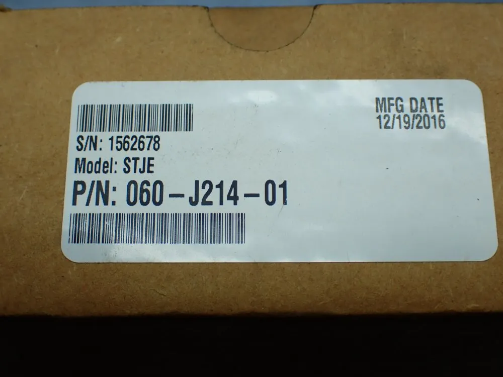 Honeywell Stje Pressure Transmitter. - 060-j214-01