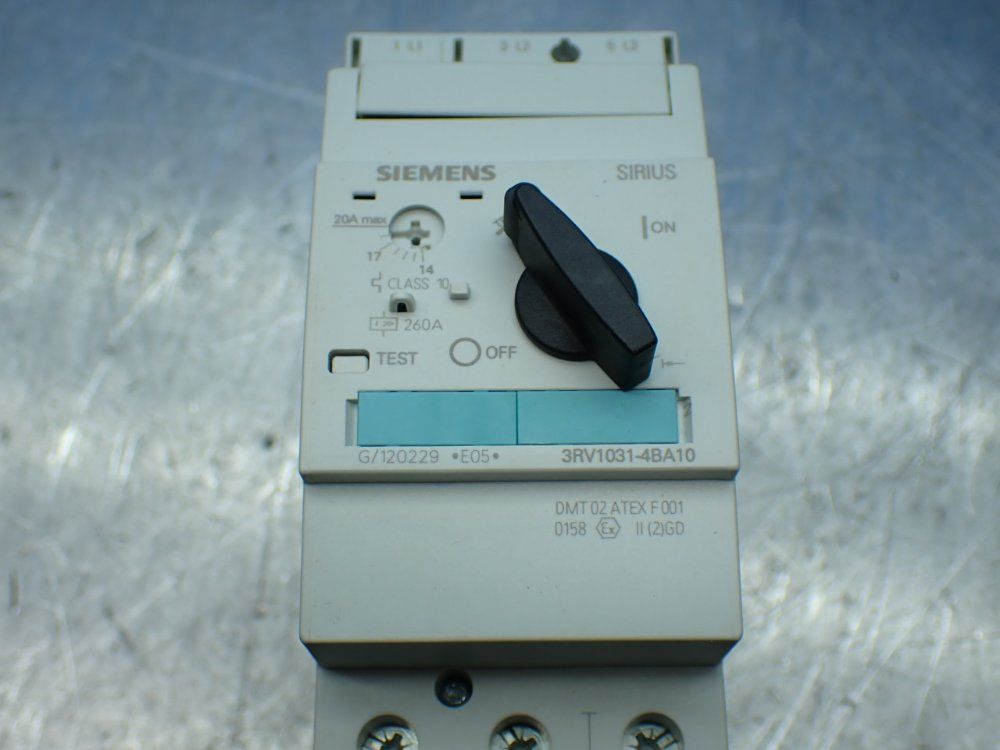 Siemens Motor Protection Circuit Breaker - 3rv1031-4ba10