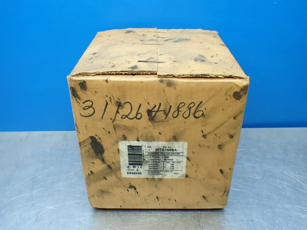 Siemens Control Power Transformer - Mtg1000a