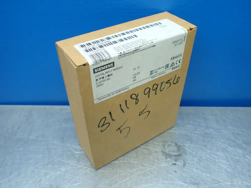 Siemens Simatic S7-300 Digital Input Module - 6es7 321-1bl00-0aa0