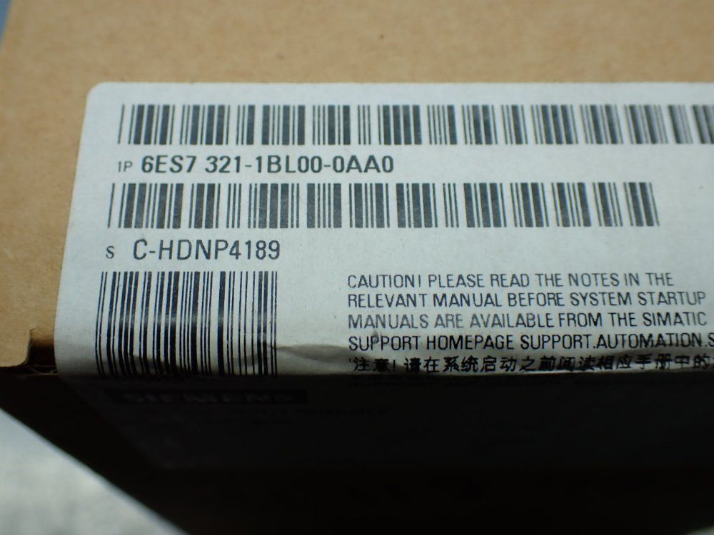 Siemens Simatic S7-300 Digital Input Module - 6es7 321-1bl00-0aa0