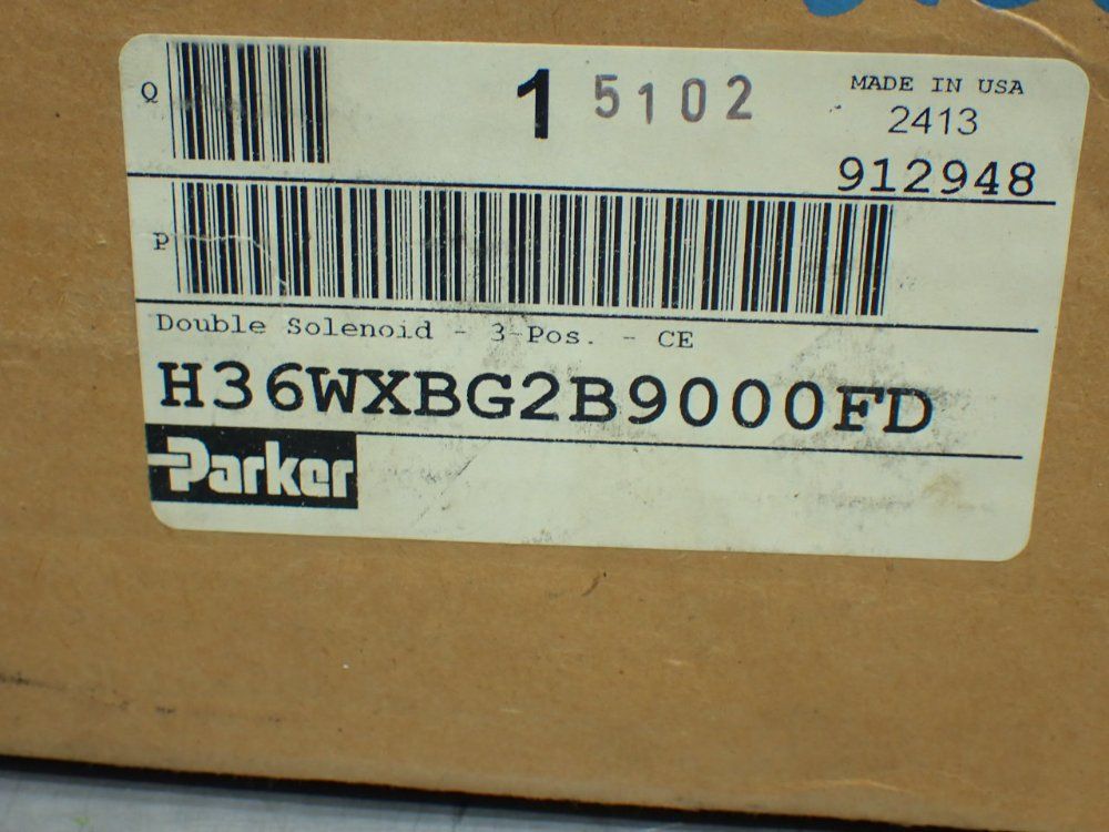 Parker Pneumatic Directional Control Valve - H36wxbg2b9000fd