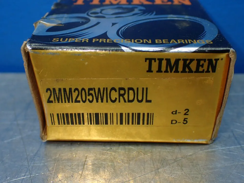 Timken 25 Mm Bore, 52 Mm Od, 15 Mm Width Super Precision Bearing Set. - 2mm205wicrdul
