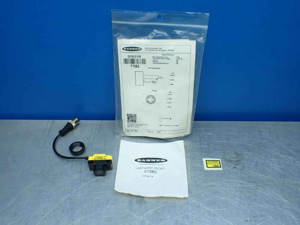 Banner All Purpose Photoelectric Switch - Qs186le14q5