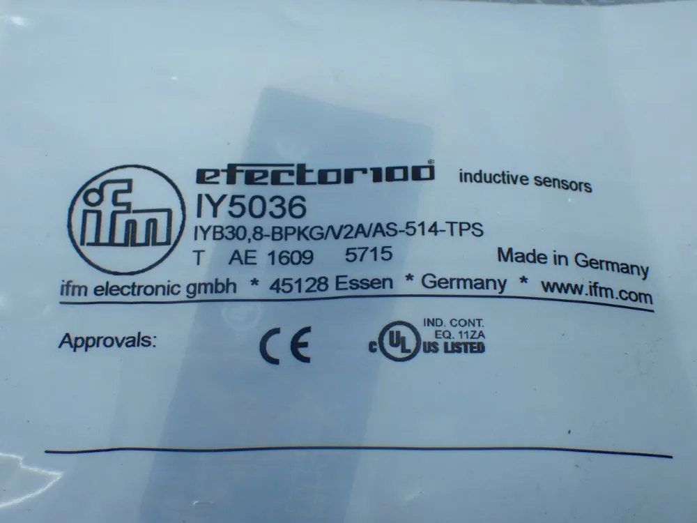 Ifm Inductive Sensors. - Iy5036