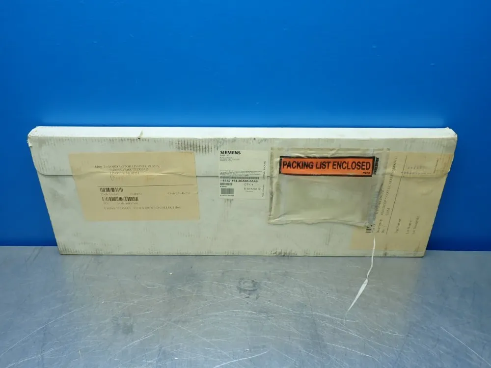 Siemens Plc Module Rack - 6es7 194-4ga00-0aa0