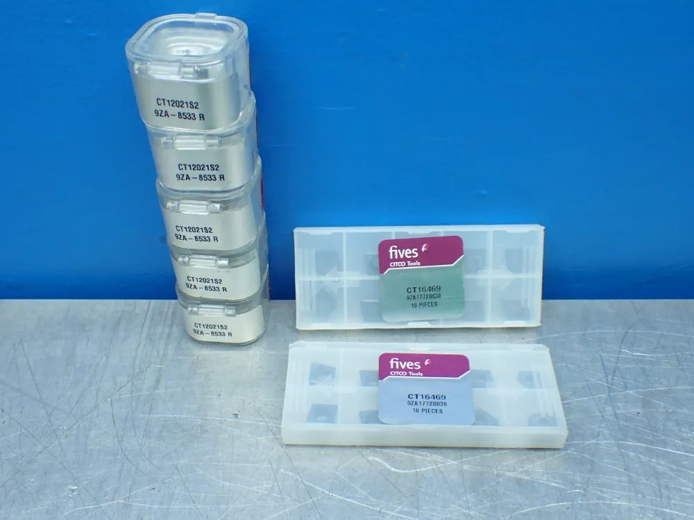 Fives 25pcs Fives Carbide Insert Lot (20x)ct16469, (5x)ct12021s2 - Ct16469