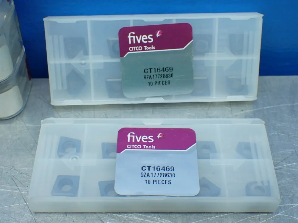 Fives 25pcs Fives Carbide Insert Lot (20x)ct16469, (5x)ct12021s2 - Ct16469