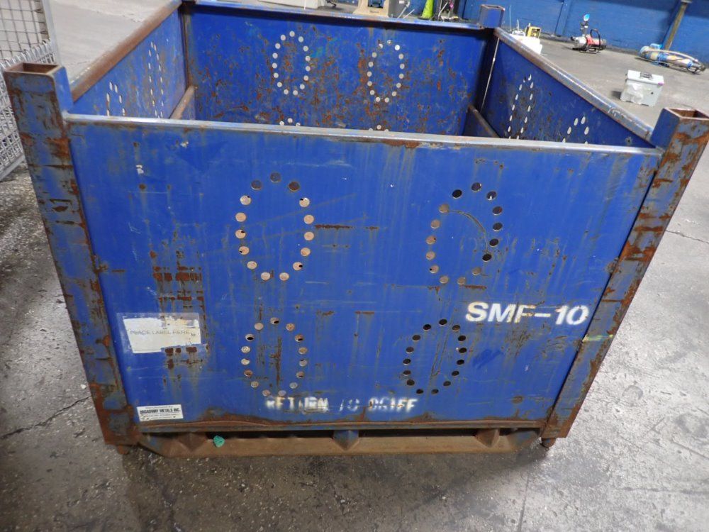 Broadway Metals Inc 48" X 52" X 30" Metal Crate