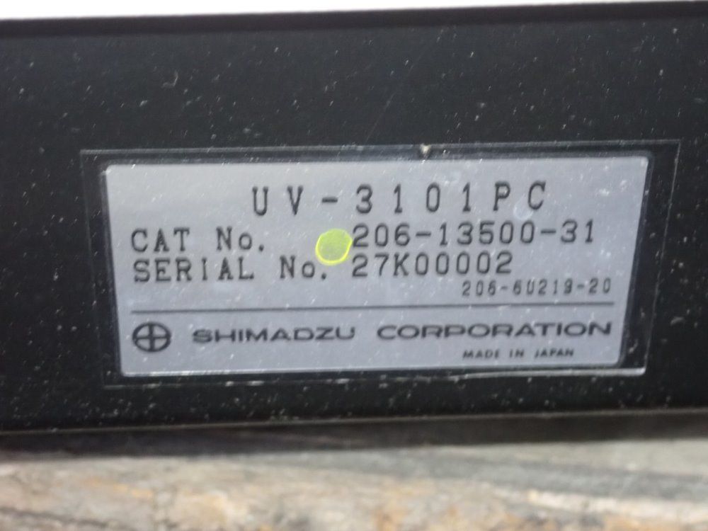 Shimadzu Spectrophotometer - Uv-3101pc