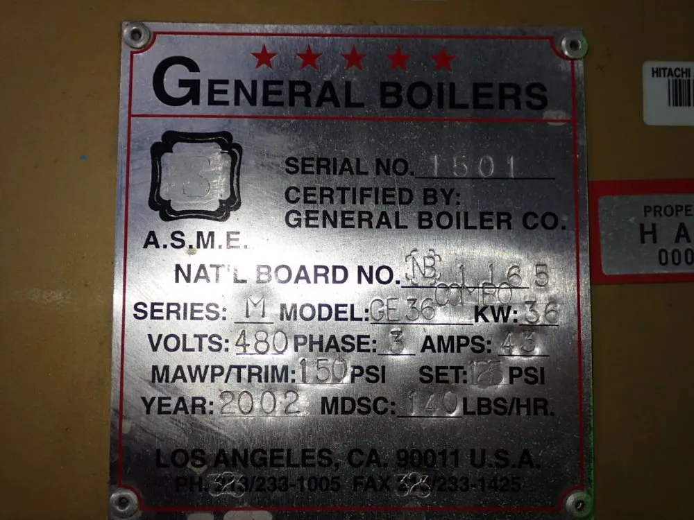 General Boiler Boiler - Ge36 Combo