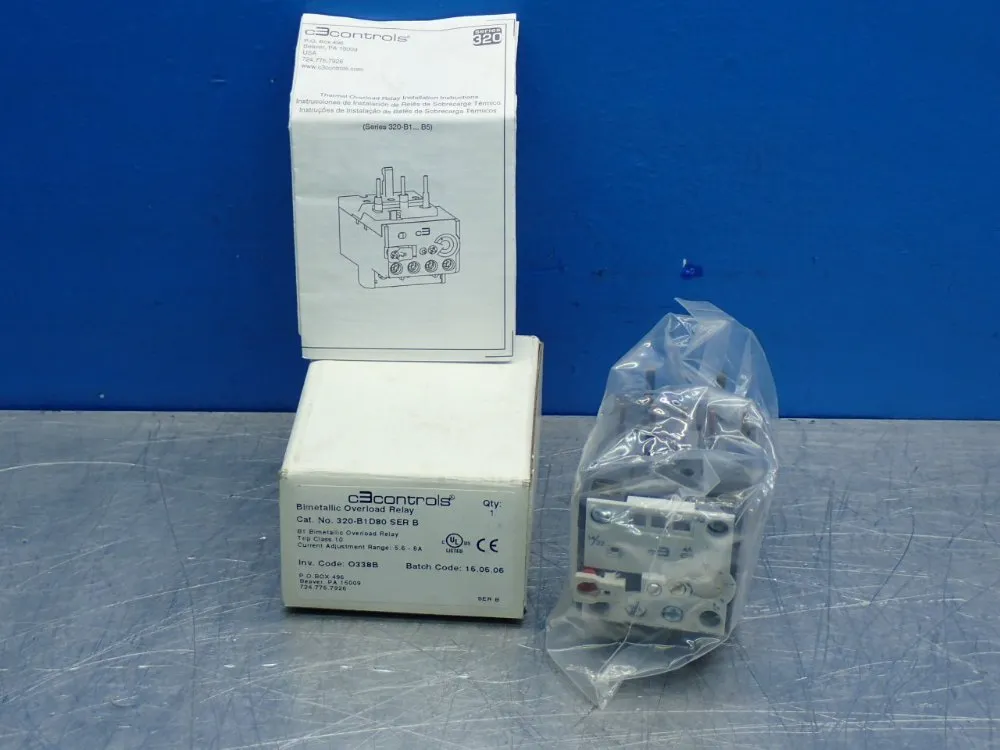C3controls Bimetallic Overload Relay - 320-b1d80