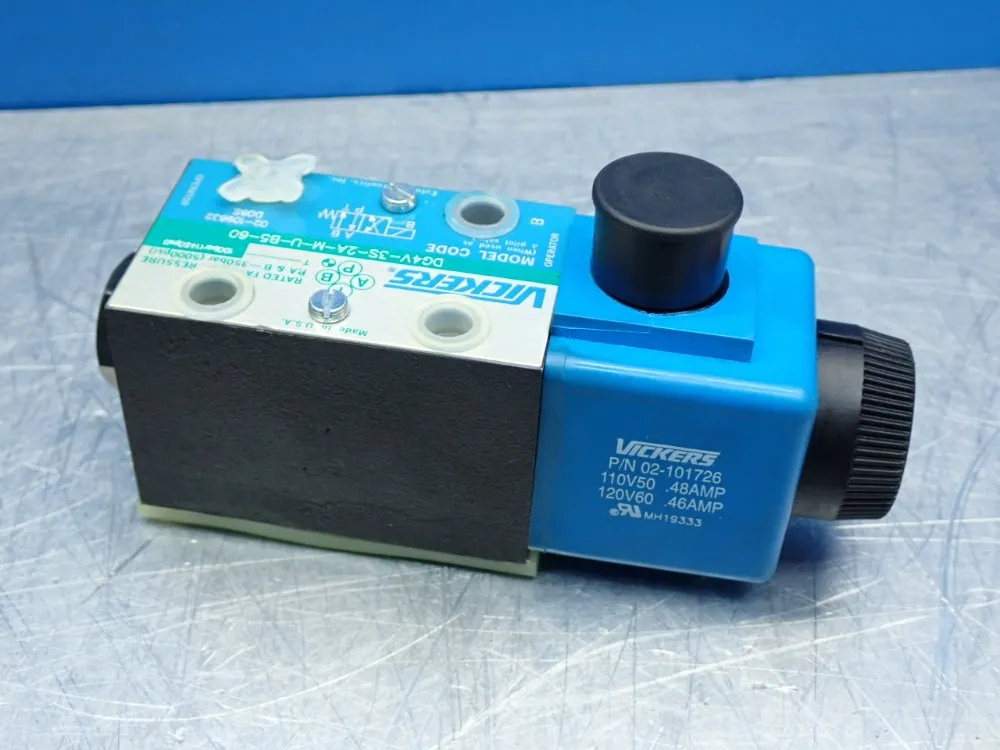 Vickers 100bar- 350bar, 80lpm Hydraulic Directional Control Valve - Dg4v-3s-2a-m-u-b5-60