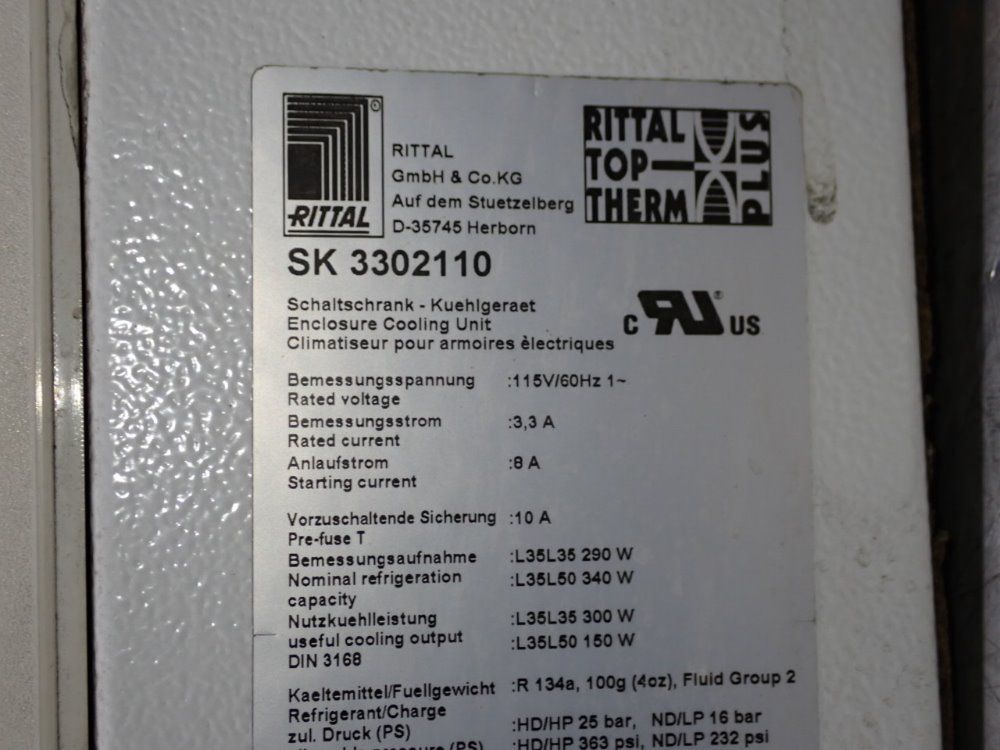 Rital Enclosed Cooling Unit - Sk 3302110