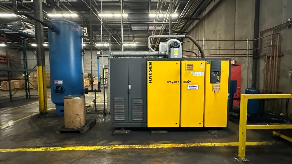 150 Hp Kaeser Air Compressor, Model Sfc110t