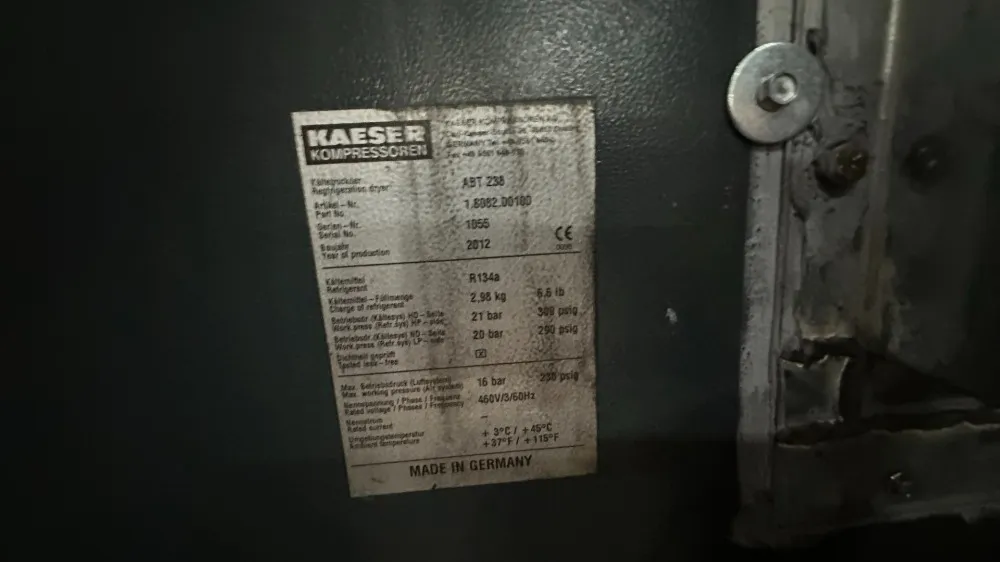 150 Hp Kaeser Air Compressor, Model Sfc110t