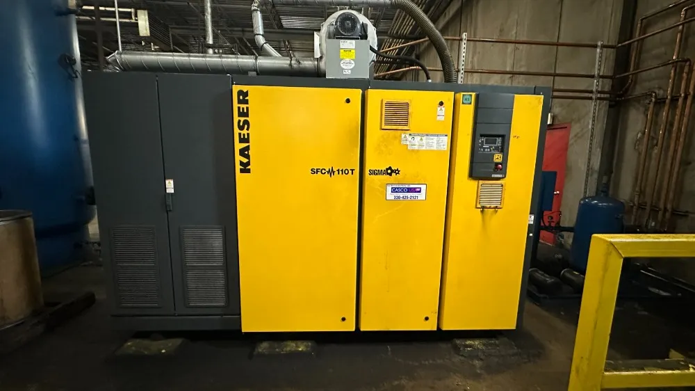 150 Hp Kaeser Air Compressor, Model Sfc110t