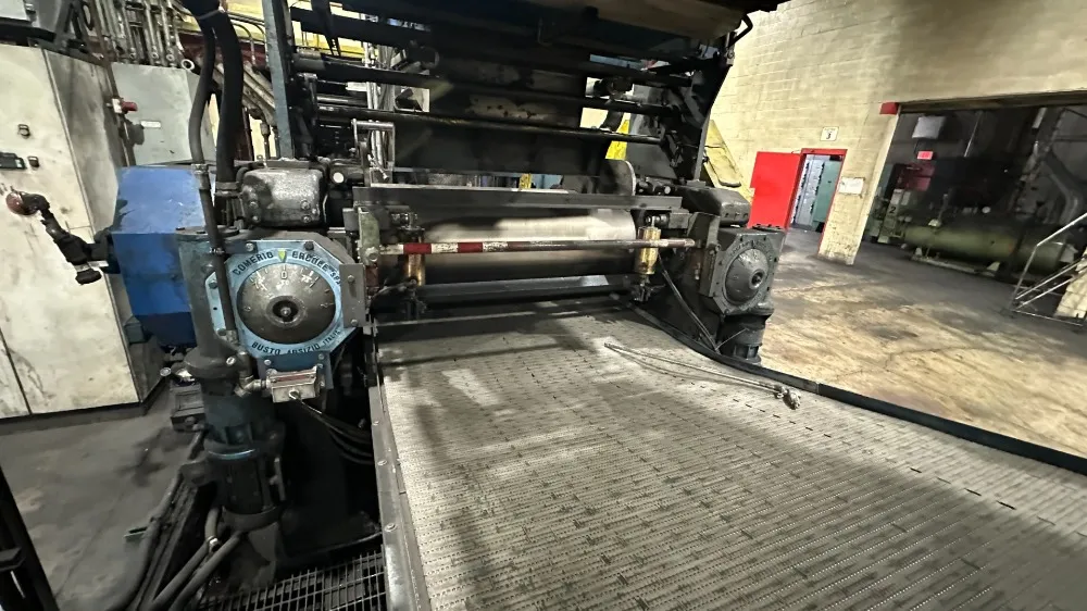 60" Comerio Two Roll Mill, 150hp