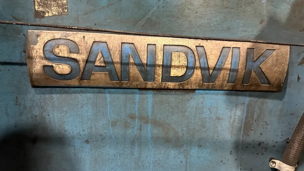 60" X 40' Sandvik Belt Flaker