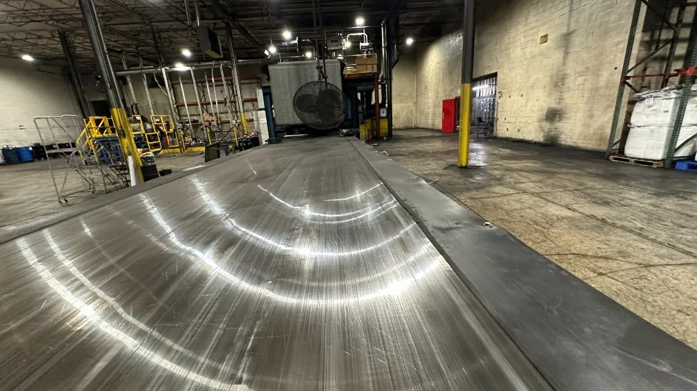 60" X 40' Sandvik Belt Flaker