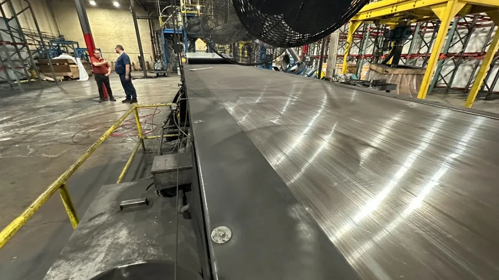 60" X 40' Sandvik Belt Flaker