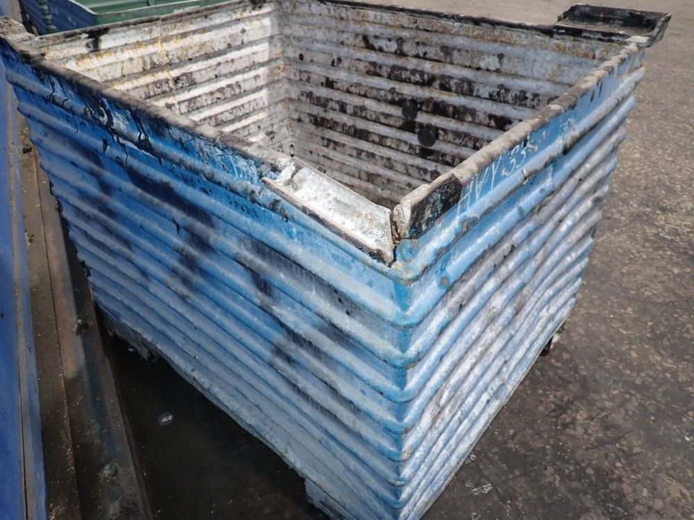 45" X 34" X 30" Id Steel Bin