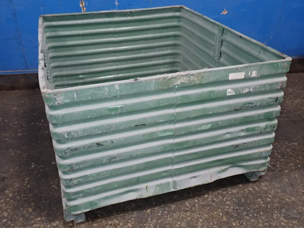 49" X 41" X 24" Id Steel Bin