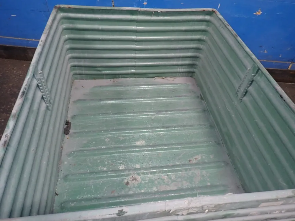 49" X 41" X 24" Id Steel Bin