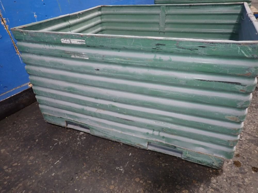 49" X 41" X 24" Id Steel Bin