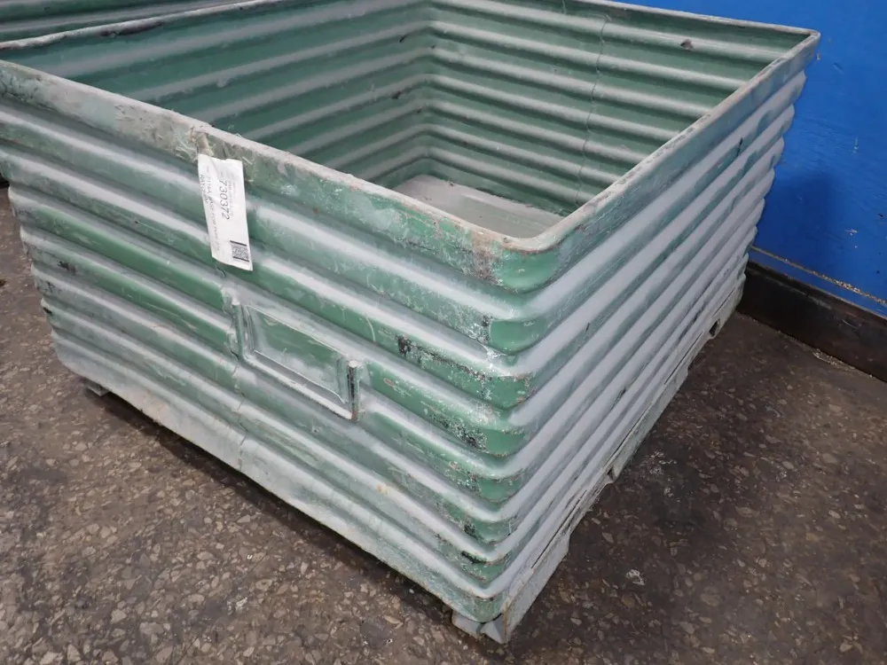 49" X 41" X 24" Id Steel Bin