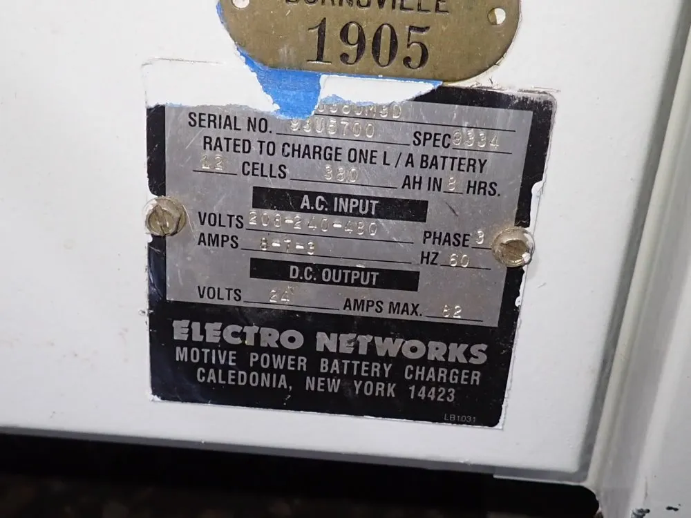 Electro Networks 380 Ah Battery Charger